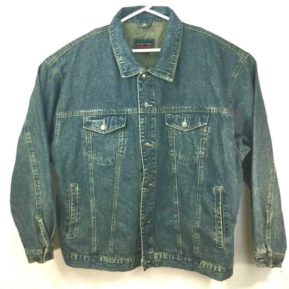 Crossfire Denim Trucker Jacket Dark Wash Jean